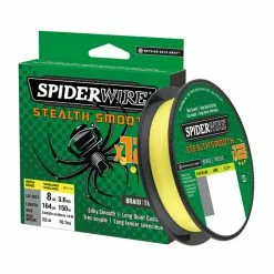 Spiderwire Stealth Smooth 12, 150m Hi-Vis Yellow