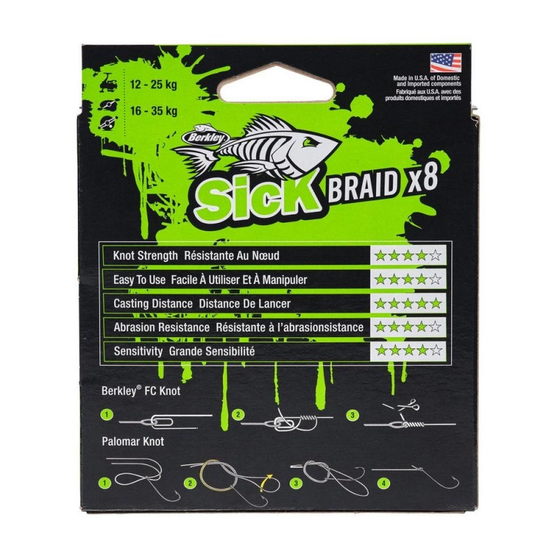 Berkley Sick Braid Red 150m 5 Berkley Sick Braid Red 150m - Image 3