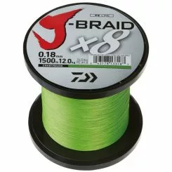 Daiwa J-Braid X8 1500m Chartreuse