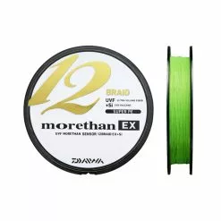 Daiwa Morethan 12 Braid 135m Lime Green