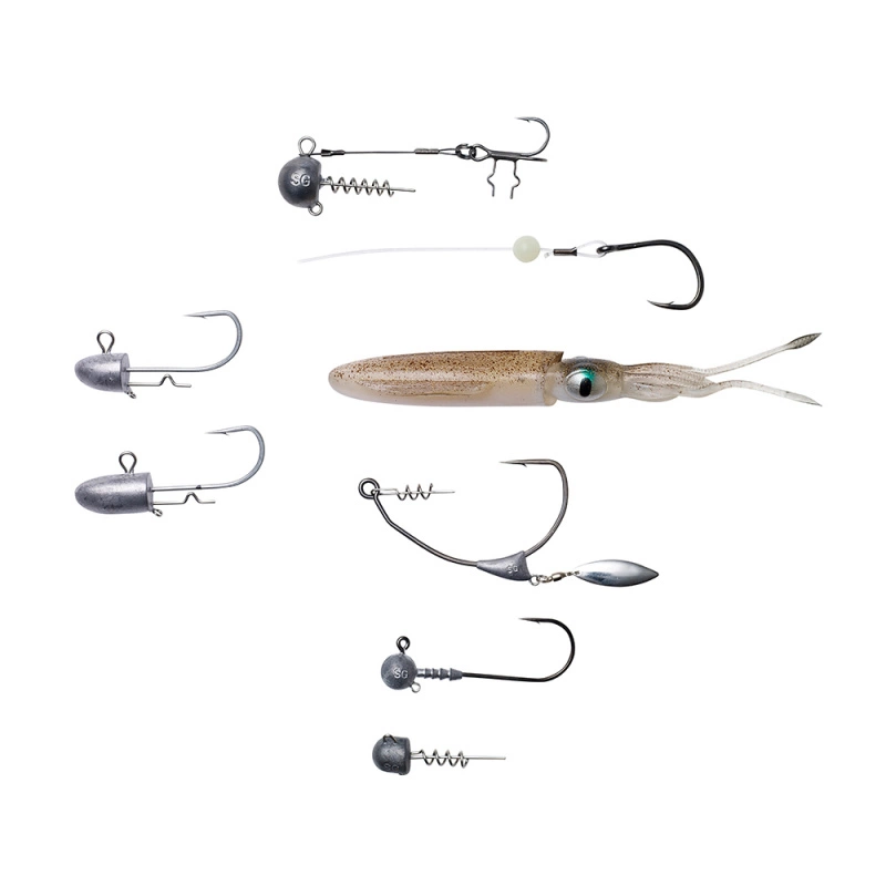 Savage Gear 3D Swim Squid 9.5cm 5g 4-Pack 4 Savage Gear 3D Swim Squid 9.5cm 5g 4-Pack - Image 2