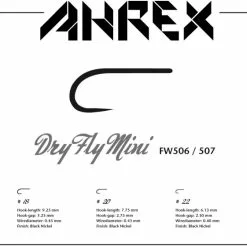Ahrex Hooks Ahrex FW507 - Dry Fly Mini - Barbless