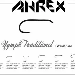 Ahrex Hooks Ahrex FW561 - Nymph Traditional - Barbless