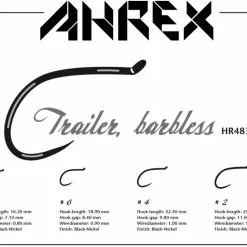 Ahrex Hooks Ahrex HR483 - Trailer Hook Barbless