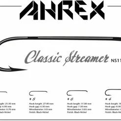 Ahrex Hooks Ahrex NS118 - Classic Streamer D/E