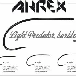 Ahrex Hooks Ahrex PR351 - Light Predator, Barbless