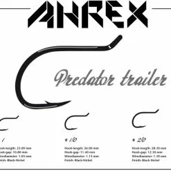 Ahrex Hooks Ahrex PR382 - Predator Trailer Hook, Barbed
