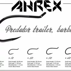 Ahrex Hooks Ahrex PR383 - Predator Trailer Hook, Barbless