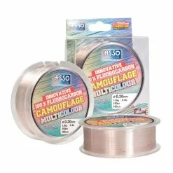 ASSO Fishing Line ASSO Camouflage Par 50m Multicolor