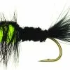 Unique Flies Montana Propeller Black/Yellow Kamasan B170 #6 -Spoons Sales FL00101 1