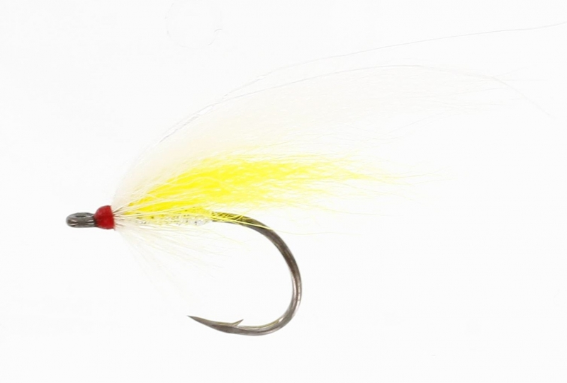 Unique Flies Spinfly Blondie White/Yellow 3 Unique Flies Spinfly Blondie White/Yellow