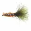 Unique Flies Børsteormen Olive/Brown Daiichi 2220 #4 -Spoons Sales FL11033 1