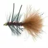 Unique Flies B.H. Rubber Leg Wooly Brown Daiichi 1720 #8 2 Unique Flies B.H. Rubber Leg Wooly Brown Daiichi 1720 #8 -Spoons Sales FL20002 1