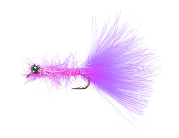 Unique Flies Krystal Bugger Fluo Pink Daiichi 1720 #8 3 Unique Flies Krystal Bugger Fluo Pink Daiichi 1720 #8