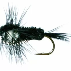 Unique Flies Montana Nymph Black/White Daiichi 1710 #10