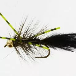 Unique Flies X-Fly Goldhead Black Kamasan B170 #6