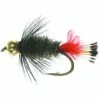 Unique Flies Bead Head Bomber Black/Red TMC 3761 #10