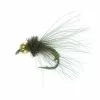 Unique Flies BH Metallic Caddis Green TMC 2457 #14 -Spoons Sales FL31011 1