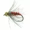Unique Flies BH S. Lummes Puppa Brown/Orannge Daiichi 1180 #10