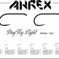 Ahrex Hooks Ahrex FW503 - Dry Light Fly - Barbless